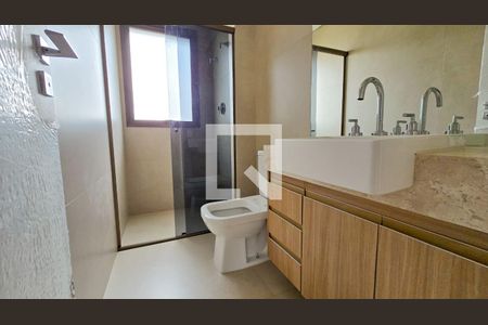 Banheiro da Suíte 1 de apartamento para alugar com 2 quartos, 129m² em Lourdes, Belo Horizonte