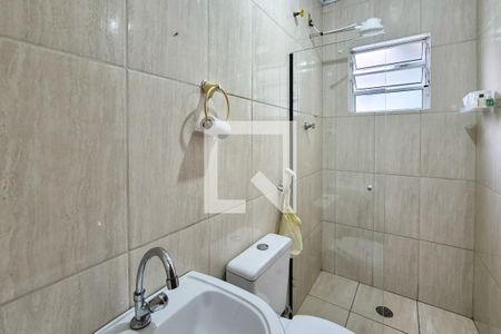 Banheiro Social de casa para alugar com 1 quarto, 80m² em Vila Alcantara, São Bernardo do Campo