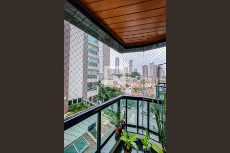 Varanda da Suíte 1 de apartamento para alugar com 3 quartos, 223m² em Tatuapé, São Paulo