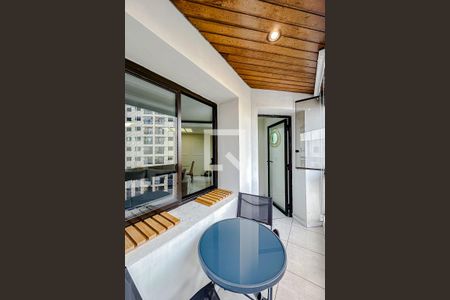 Varanda da Sala de apartamento à venda com 3 quartos, 134m² em Vila Regente Feijó, São Paulo