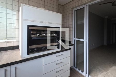 Varanda Gourmet da Sala de apartamento para alugar com 2 quartos, 78m² em Ponta da Praia, Santos