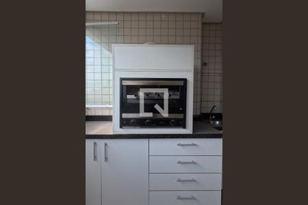 Varanda Gourmet da Sala - Churrasqueira de apartamento para alugar com 2 quartos, 78m² em Ponta da Praia, Santos