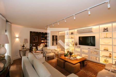 Sala de Estar de apartamento à venda com 3 quartos, 205m² em Jardim Paulista, São Paulo