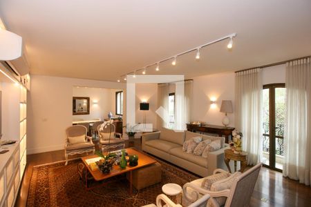 Sala de Estar de apartamento à venda com 3 quartos, 205m² em Jardim Paulista, São Paulo