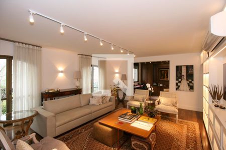 Sala de Estar de apartamento à venda com 3 quartos, 205m² em Jardim Paulista, São Paulo