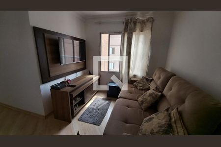 Sala  de apartamento à venda com 2 quartos, 50m² em Parque Erasmo Assunção, Santo André