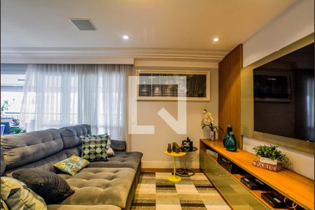 Sala de apartamento à venda com 3 quartos, 177m² em Campestre, Santo André