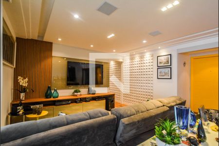 Sala de apartamento à venda com 3 quartos, 177m² em Campestre, Santo André