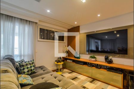 Sala de apartamento à venda com 3 quartos, 177m² em Campestre, Santo André