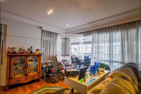 Sala de apartamento à venda com 3 quartos, 177m² em Campestre, Santo André
