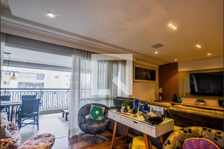 Sala de apartamento à venda com 3 quartos, 177m² em Campestre, Santo André