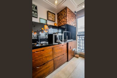 Varanda gourmet de apartamento à venda com 3 quartos, 177m² em Campestre, Santo André