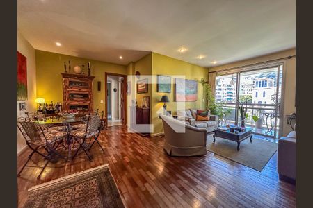 Sala de apartamento à venda com 3 quartos, 120m² em Laranjeiras, Rio de Janeiro