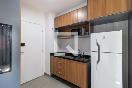 Cozinha de kitnet/studio para alugar com 1 quarto, 30m² em Pompeia, São Paulo