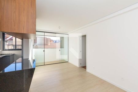 Sala de apartamento à venda com 3 quartos, 74m² em Santo Antônio, Belo Horizonte