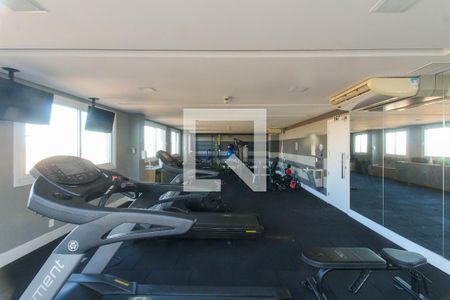 Área comum - Academia de apartamento à venda com 1 quarto, 39m² em Marechal Rondon, Canoas