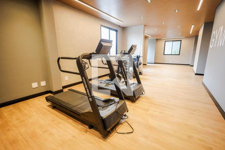 Área comum - Academia de apartamento para alugar com 2 quartos, 64m² em Parque das Nações, Santo André