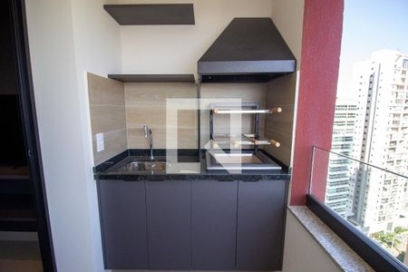 Varanda gourmet de apartamento para alugar com 1 quarto, 50m² em Parque Campolim, Sorocaba