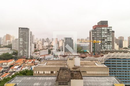 Vista da Varanda de kitnet/studio à venda com 1 quarto, 25m² em Perdizes, São Paulo