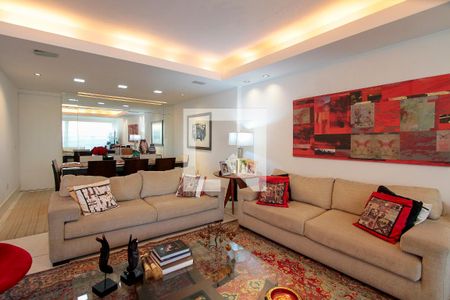 Sala de apartamento à venda com 3 quartos, 298m² em Barra da Tijuca, Rio de Janeiro