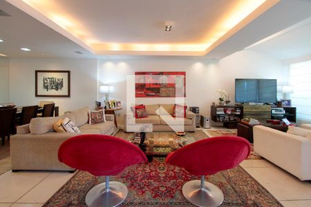 Sala de apartamento à venda com 3 quartos, 298m² em Barra da Tijuca, Rio de Janeiro