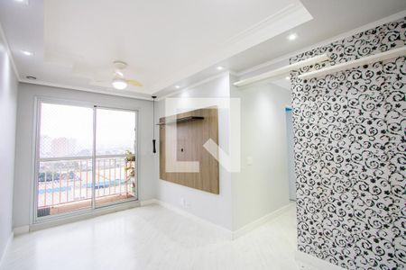 Sala de apartamento para alugar com 2 quartos, 50m² em Vila Homero Thon, Santo André