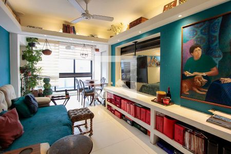 Sala de apartamento à venda com 2 quartos, 75m² em Barra da Tijuca, Rio de Janeiro