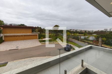 Varanda Suíte 2 de casa de condomínio à venda com 4 quartos, 313m² em Swiss Park, Campinas