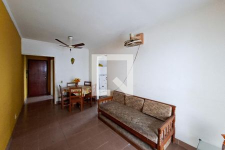 Sala de apartamento para alugar com 1 quarto, 50m² em Vila Caiçara, Praia Grande