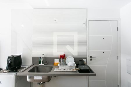 Cozinha de kitnet/studio à venda com 1 quarto, 30m² em Vila Esperança, São Paulo