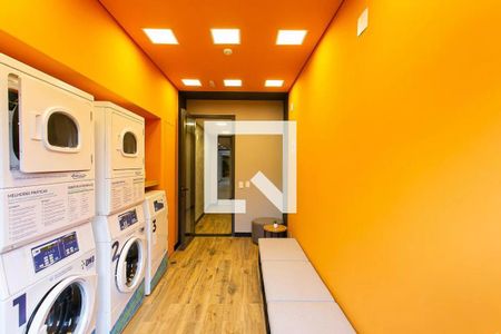 Área Comum - Lavanderia de kitnet/studio para alugar com 1 quarto, 30m² em Vila Esperança, São Paulo