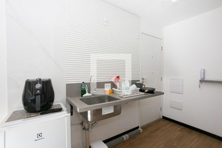 Cozinha de kitnet/studio à venda com 1 quarto, 30m² em Vila Esperança, São Paulo