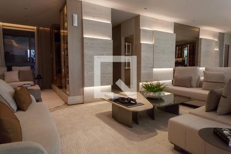 Sala de apartamento à venda com 4 quartos, 138m² em Vila da Serra, Nova Lima