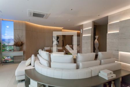 Sala de apartamento à venda com 4 quartos, 138m² em Vila da Serra, Nova Lima