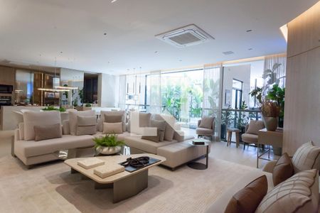 Sala de apartamento à venda com 4 quartos, 138m² em Vila da Serra, Nova Lima