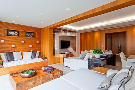 Sala de apartamento à venda com 1 quarto, 123m² em Itaim Bibi, São Paulo