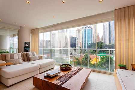 Sala de apartamento à venda com 1 quarto, 123m² em Itaim Bibi, São Paulo