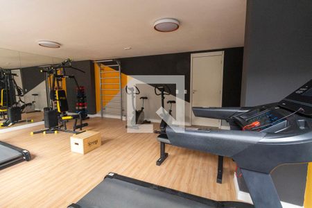Área comum - Academia de apartamento para alugar com 2 quartos, 31m² em Vila Santa Clara, São Paulo