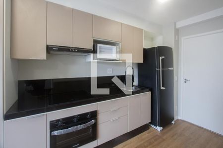 Cozinha de kitnet/studio à venda com 1 quarto, 27m² em Santo Amaro, São Paulo