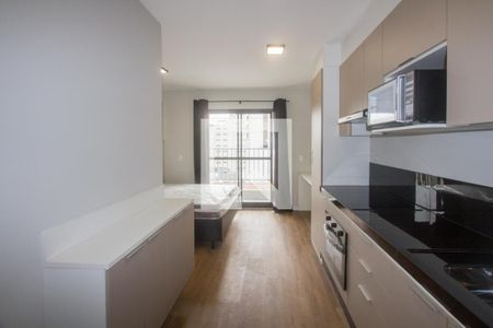 Cozinha de kitnet/studio à venda com 1 quarto, 27m² em Santo Amaro, São Paulo