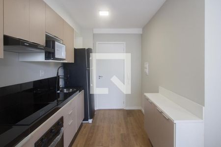 Cozinha de kitnet/studio à venda com 1 quarto, 27m² em Santo Amaro, São Paulo