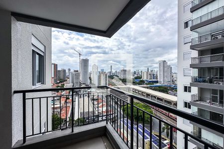 Varanda da Sala de apartamento para alugar com 1 quarto, 39m² em Belenzinho, São Paulo