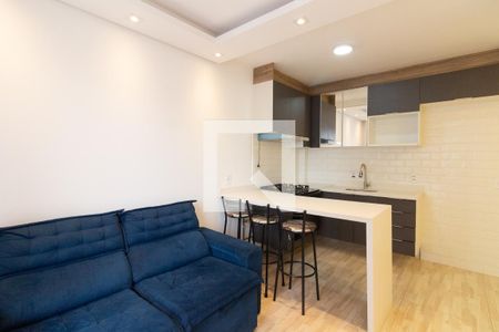 Sala - Cozinha de apartamento para alugar com 2 quartos, 38m² em Vila Butantã, São Paulo