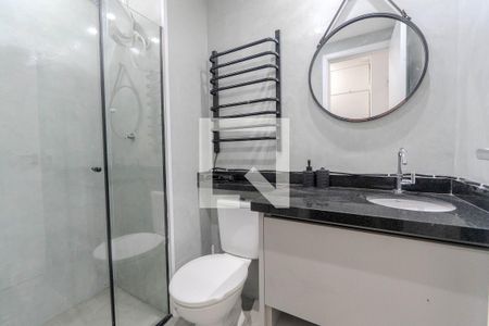 Banheiro de kitnet/studio à venda com 1 quarto, 23m² em Centro Histórico de São Paulo, São Paulo