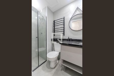 Banheiro de kitnet/studio à venda com 1 quarto, 23m² em Centro Histórico de São Paulo, São Paulo