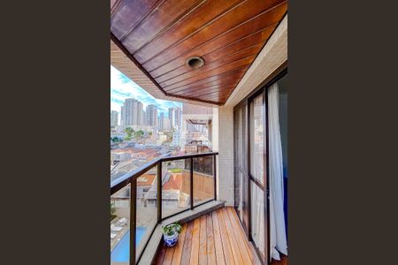 Varanda da Sala de apartamento à venda com 3 quartos, 137m² em Vila Regente Feijó, São Paulo
