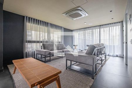 Área comum de kitnet/studio para alugar com 1 quarto, 30m² em Cerqueira César, São Paulo