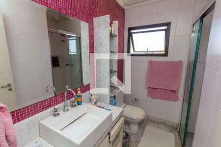 Banheiro da Suíte 3 de apartamento à venda com 4 quartos, 200m² em Vila Gomes Cardim, São Paulo