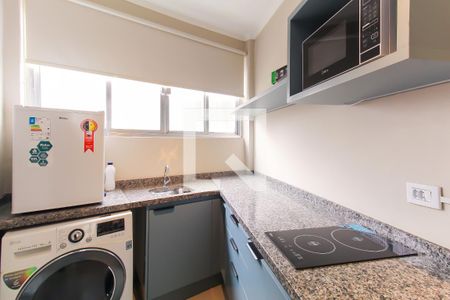 Cozinha de apartamento para alugar com 1 quarto, 35m² em Tatuapé, São Paulo