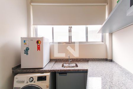 Cozinha de apartamento para alugar com 1 quarto, 35m² em Tatuapé, São Paulo
